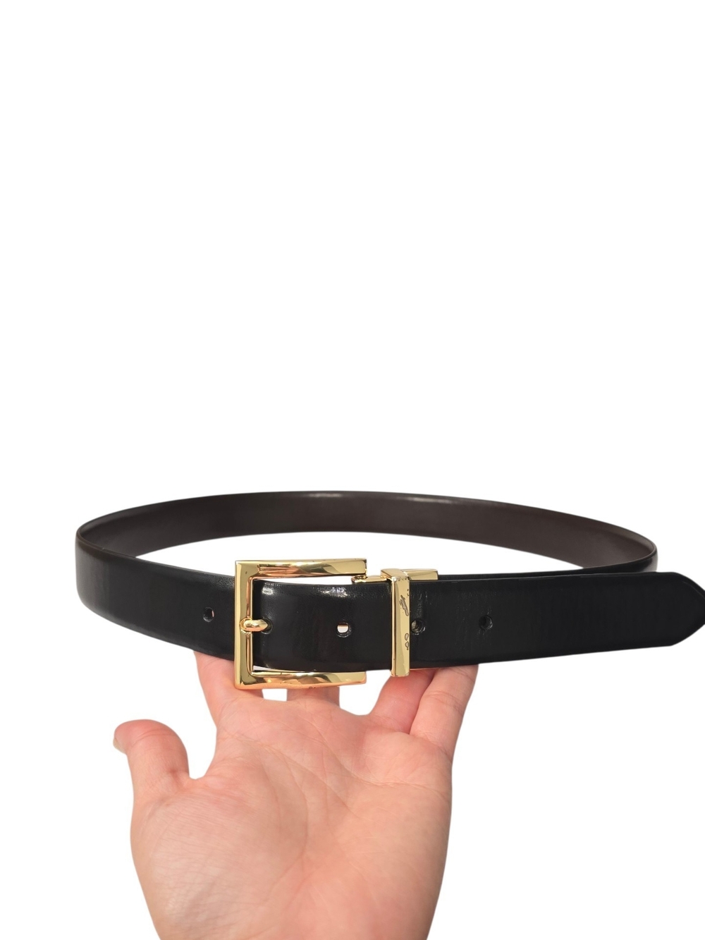 Calvin Klein Square Buckle Belt Black & Brown